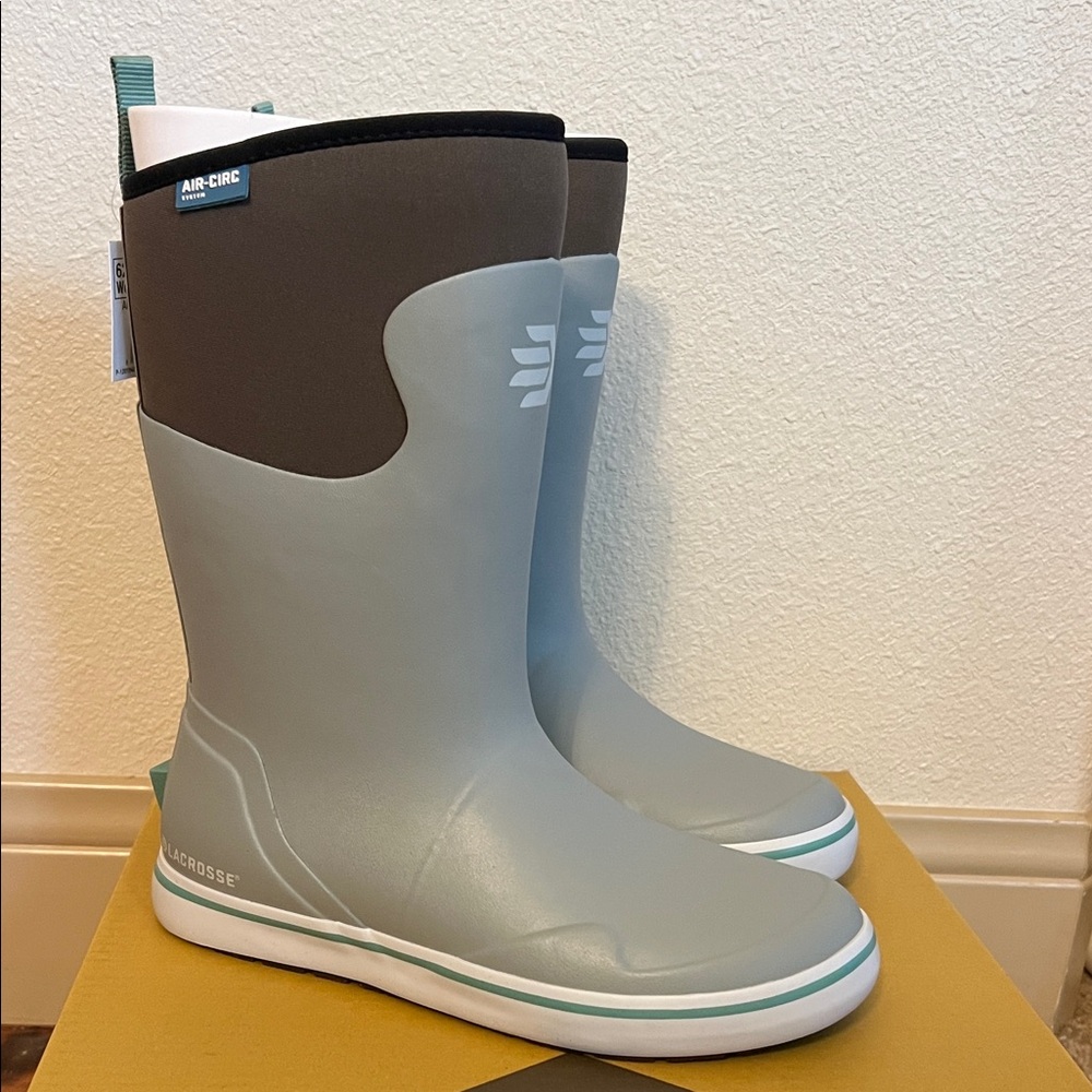 LaCrosse Waterproof Deck 12" Boots Rock Ridge Womens 7.5 - Picture 4 of 7